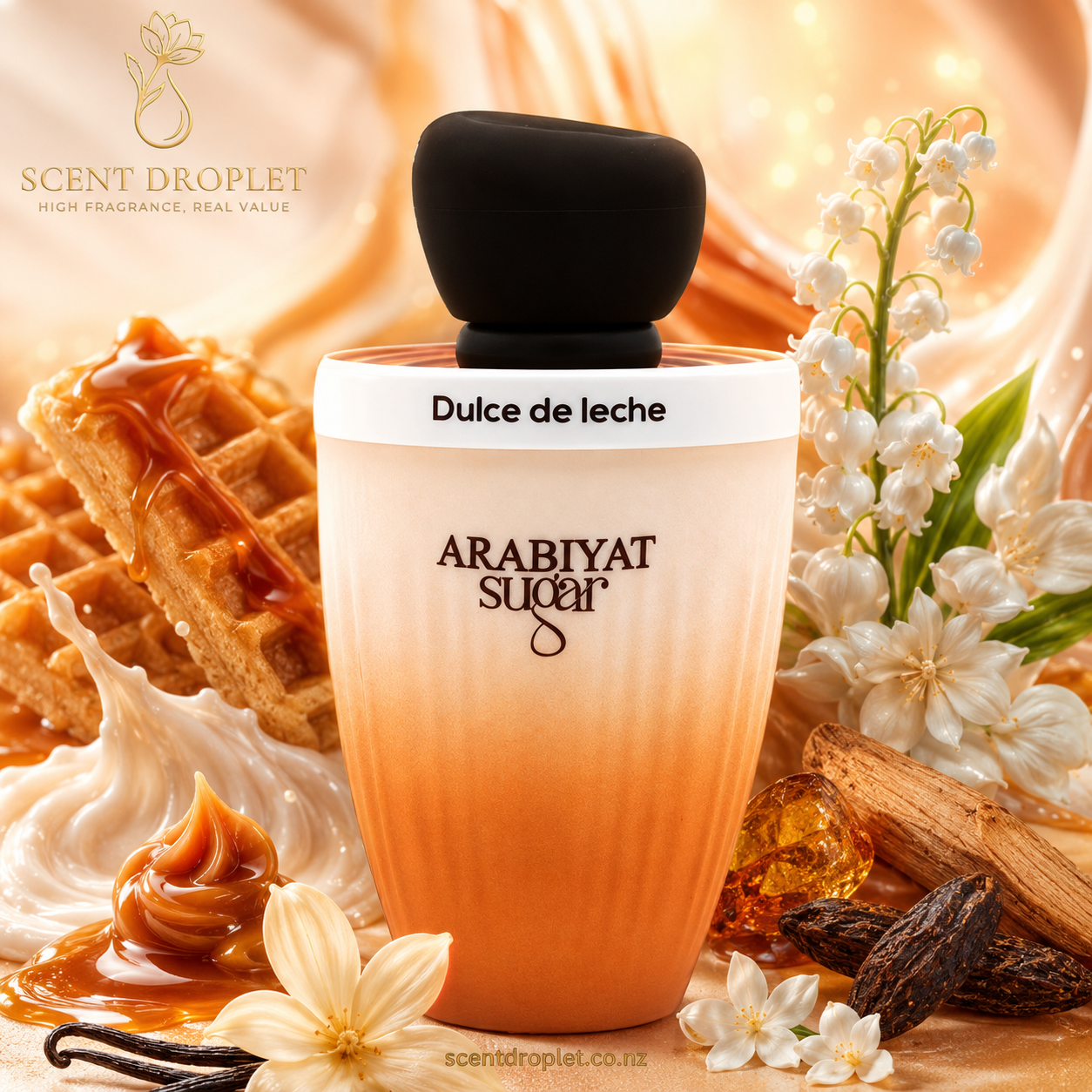 Sugar Dulce de Leche by Arabiyat Sugar EDP - fragrance notes infographic