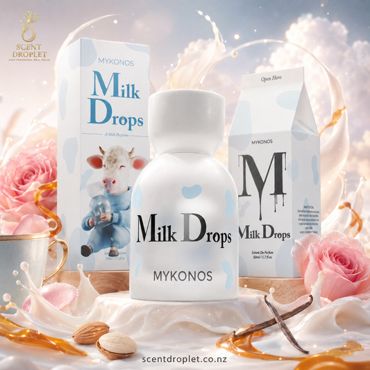 Milk Drops by Mykonos Extrait - bottle lifestyle