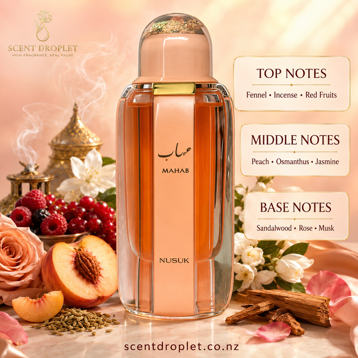 Mahab by Nusuk Extrait bottle