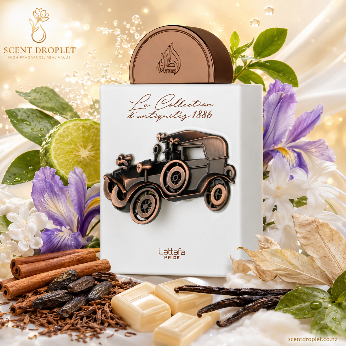 La Collection d'Antiquités 1886 by Lattafa Eau de Parfum bottle