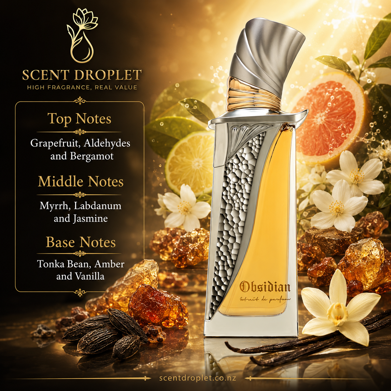 Obsidian by French Avenue Extrait De Parfum (Decant)