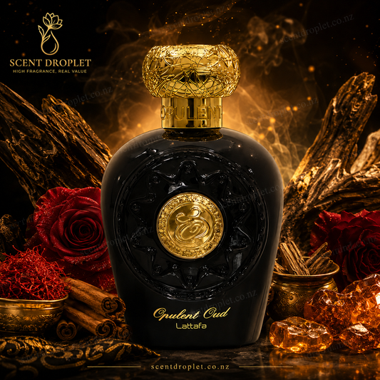 Opulent Oud by Lattafa Eau de Parfum bottle