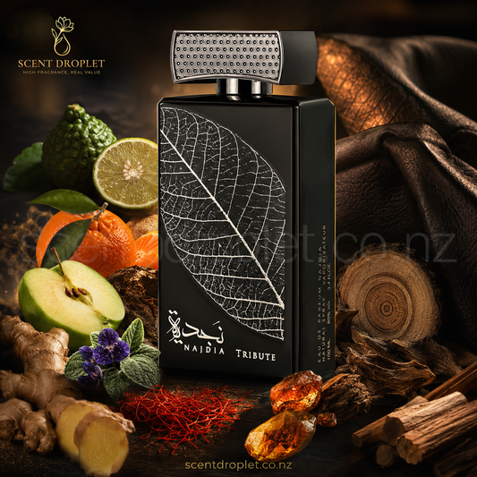 Najdia Tribute by Lattafa Eau de Parfum bottle