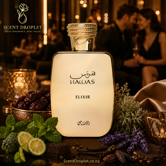 Hawas Elixir by Rasasi Eau de Parfum (Decant)