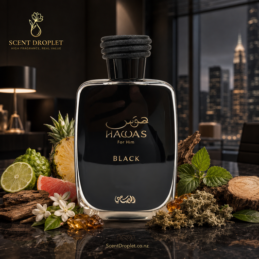 Hawas Black by Rasasi Eau de Parfum (Decant)