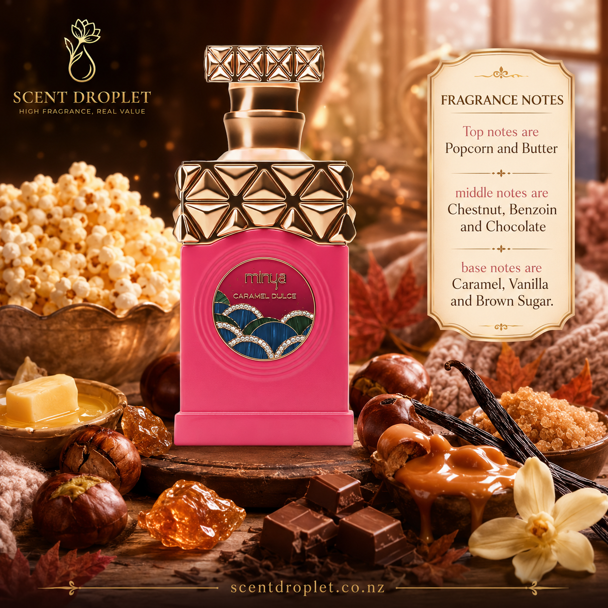 Minya Caramel Dulce by Paris Corner Eau de Parfum (Decant)