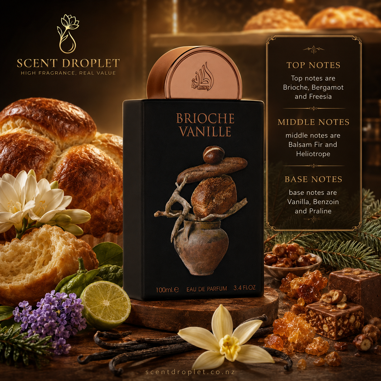 Brioche Vanille by Lattafa Eau de Parfum (Decant)
