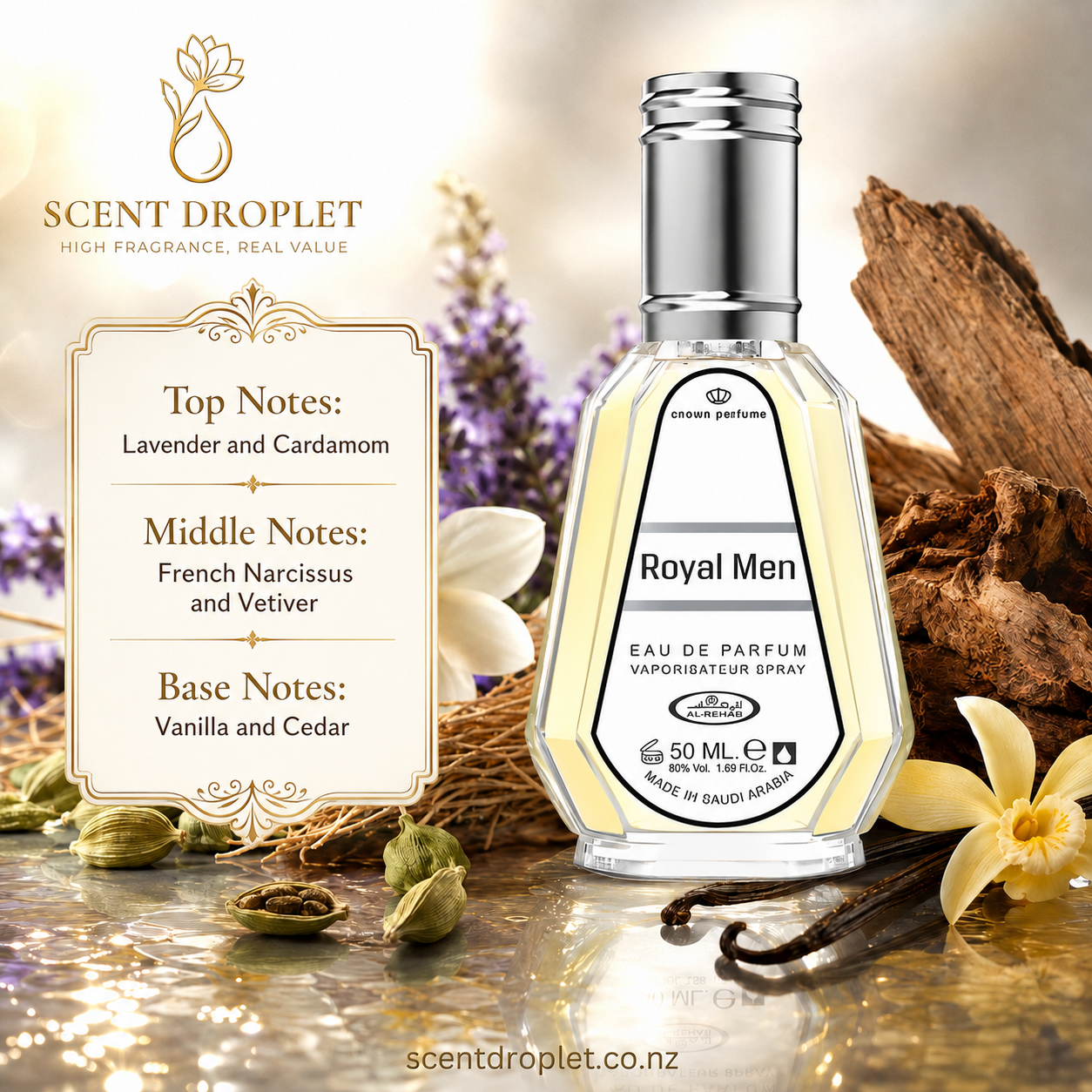 Royal Men by Al Rehab EDP (Mini) (Decant)