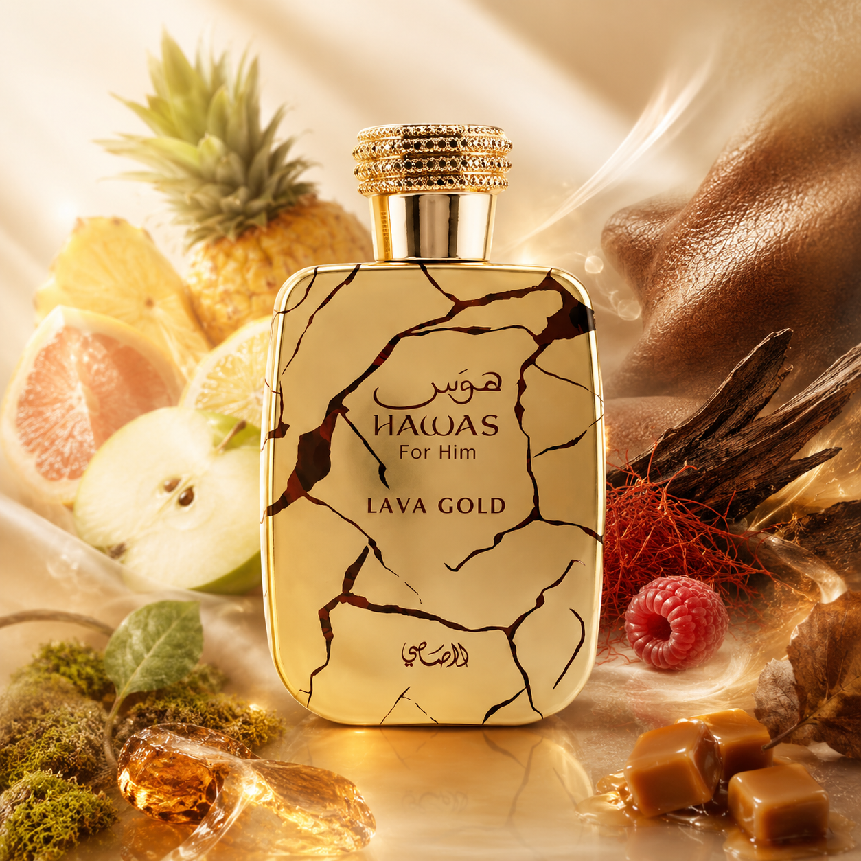 Hawas Lava Gold by Rasasi EDP Decant | Scent Droplet NZ