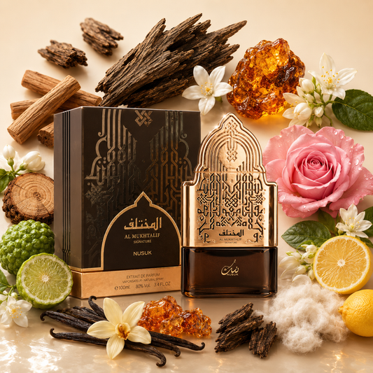 Nusuk Al Mukhtalif Signature Extrait De Parfum (Decant) (Full bottle also available)