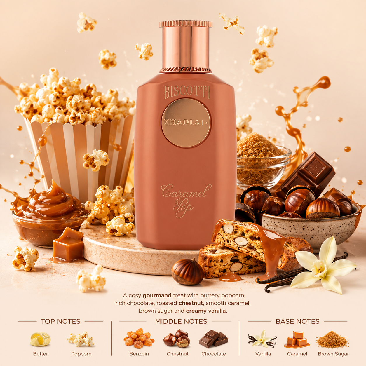 Biscotti Caramel Pop by Khadlaj (Decant)