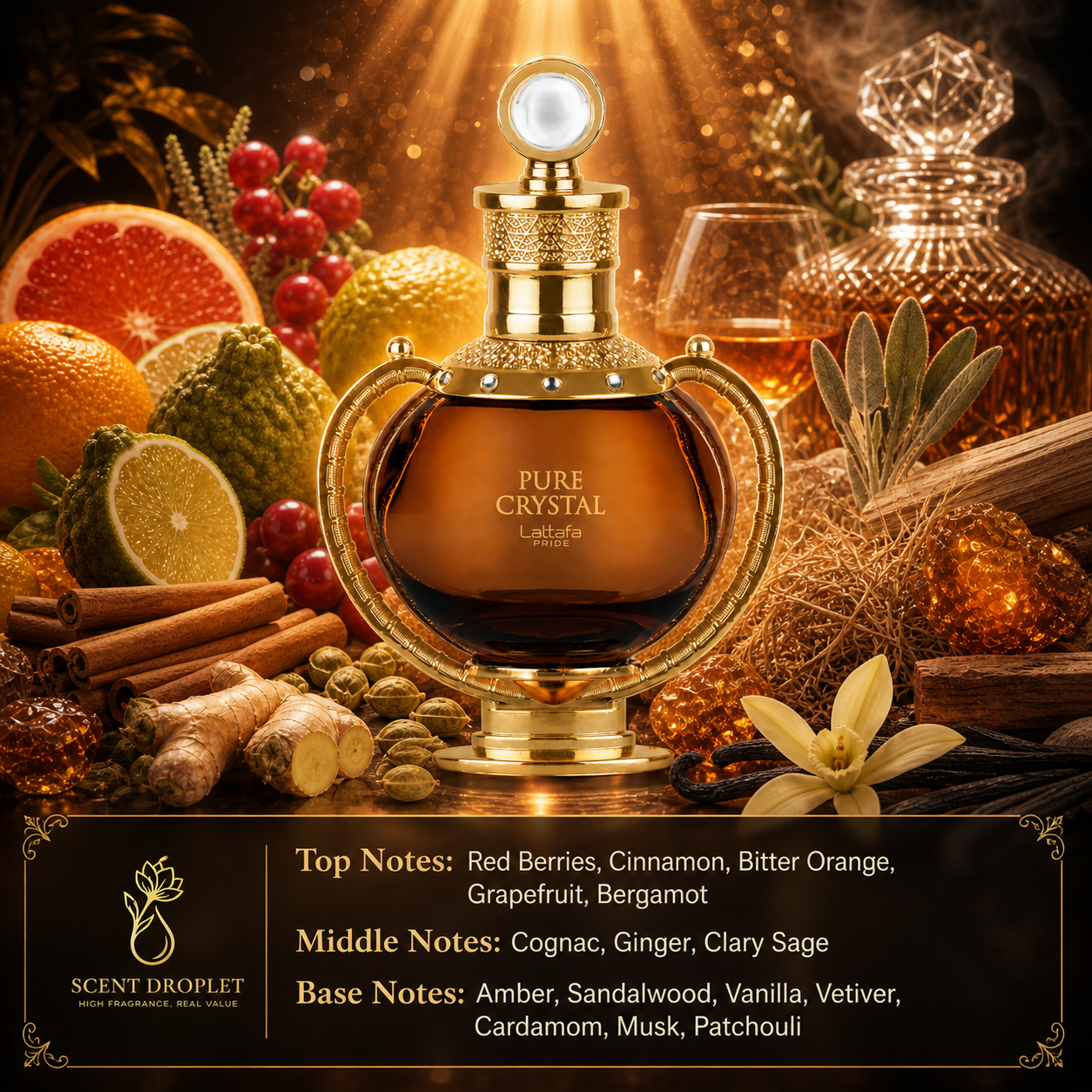 Pure Crystal by Lattafa EDP Decant (Pre-Sale Item – Dispatch within 8 business days)