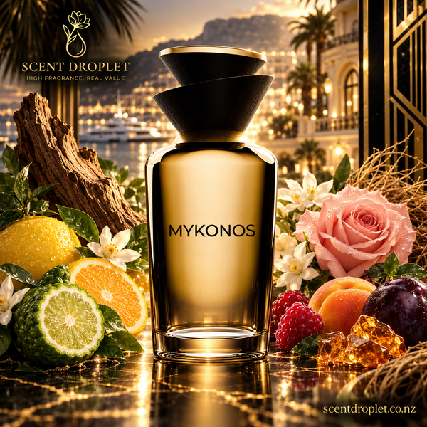 Monaco Royale by Mykonos Extrait - fragrance notes infographic