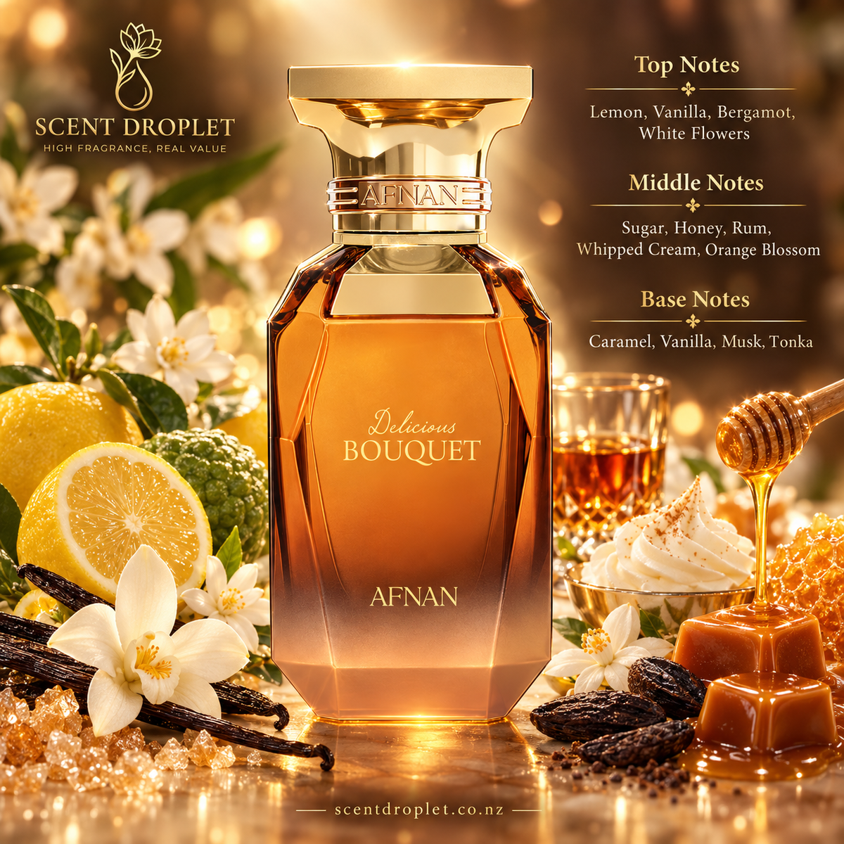 Afnan Delicious Bouquet EDP bottle