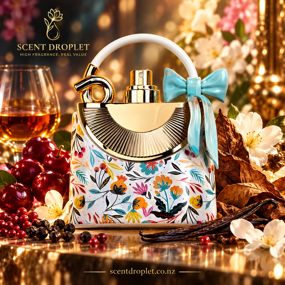 Fragrance World Nudo Exotic Flowers EDP bottle