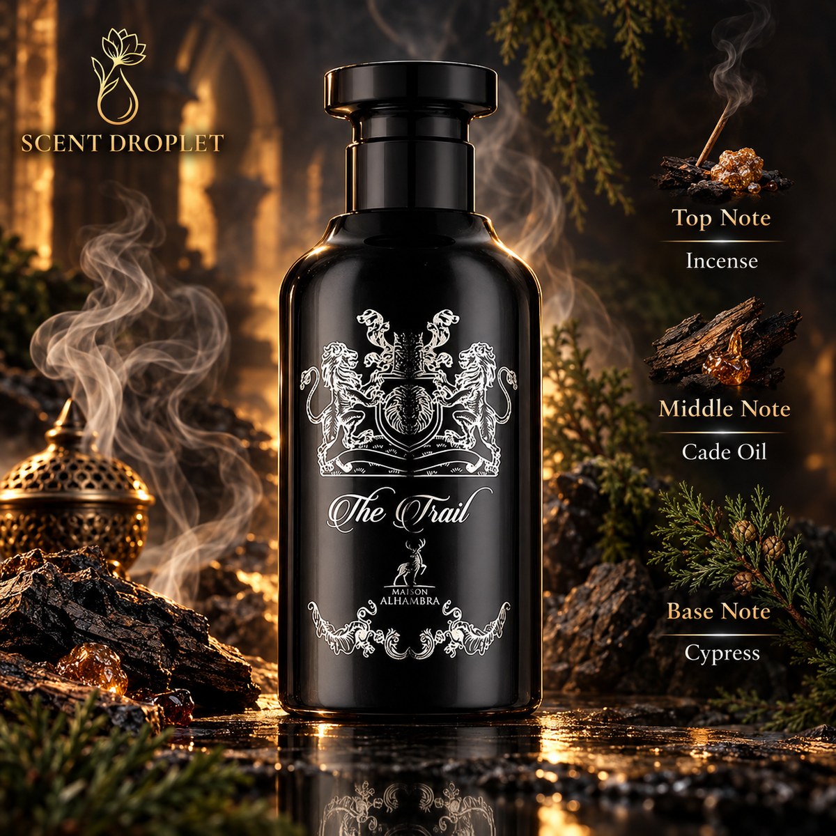 Maison Alhambra The Trail EDP with notes card