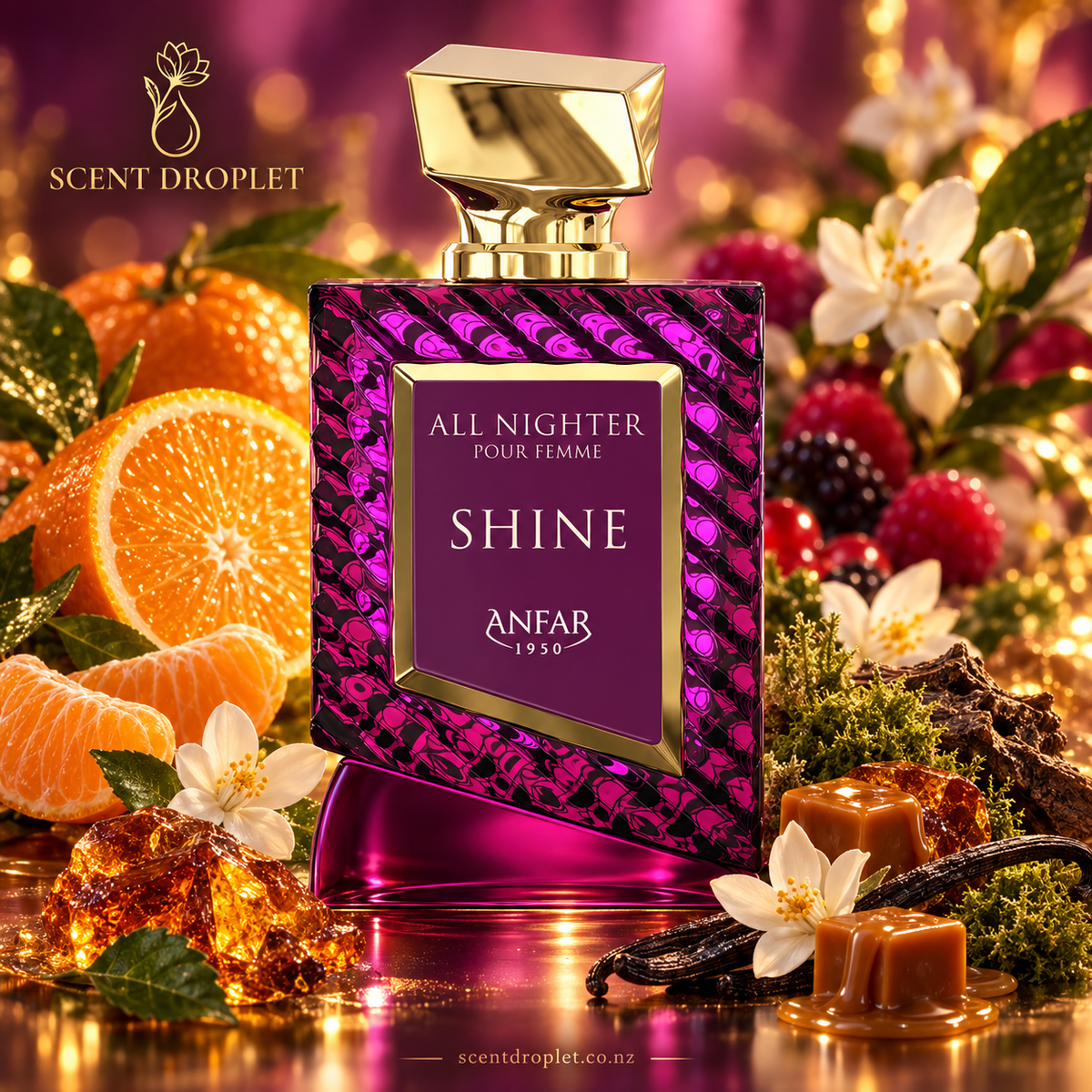 All Nighter Shine by Anfar Extrait bottle