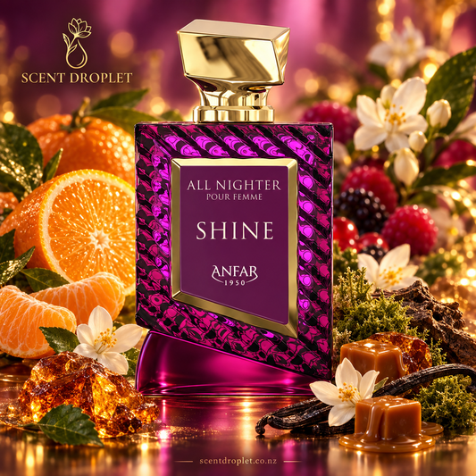 All Nighter Shine by Anfar Extrait bottle
