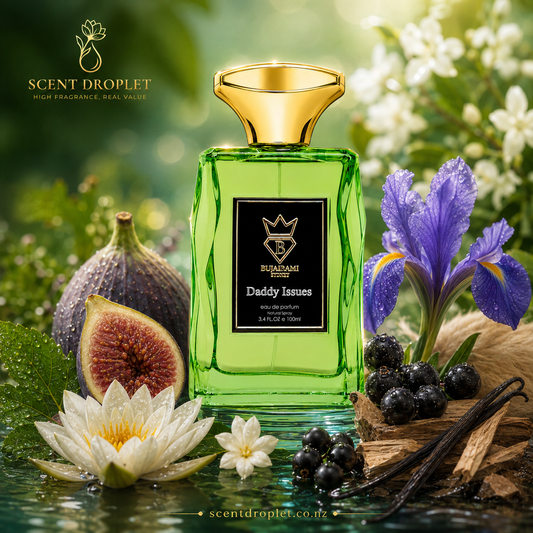 Daddy Issues by Bujairami EDP – fragrance notes infographic