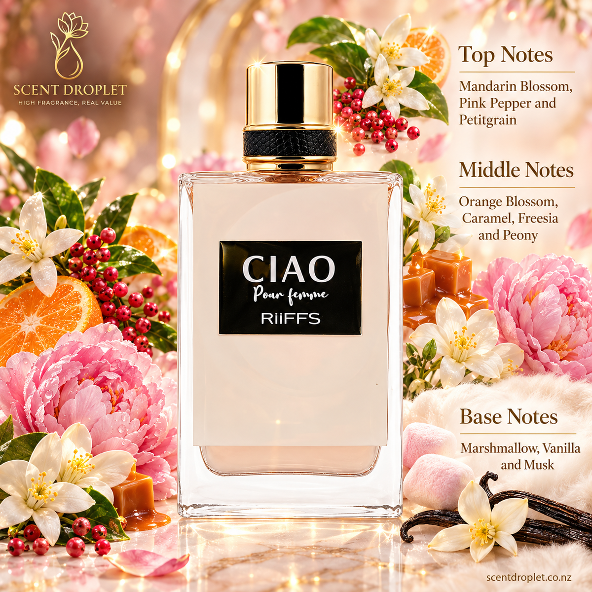 Ciao Femme by Riiffs fragrance note breakdown