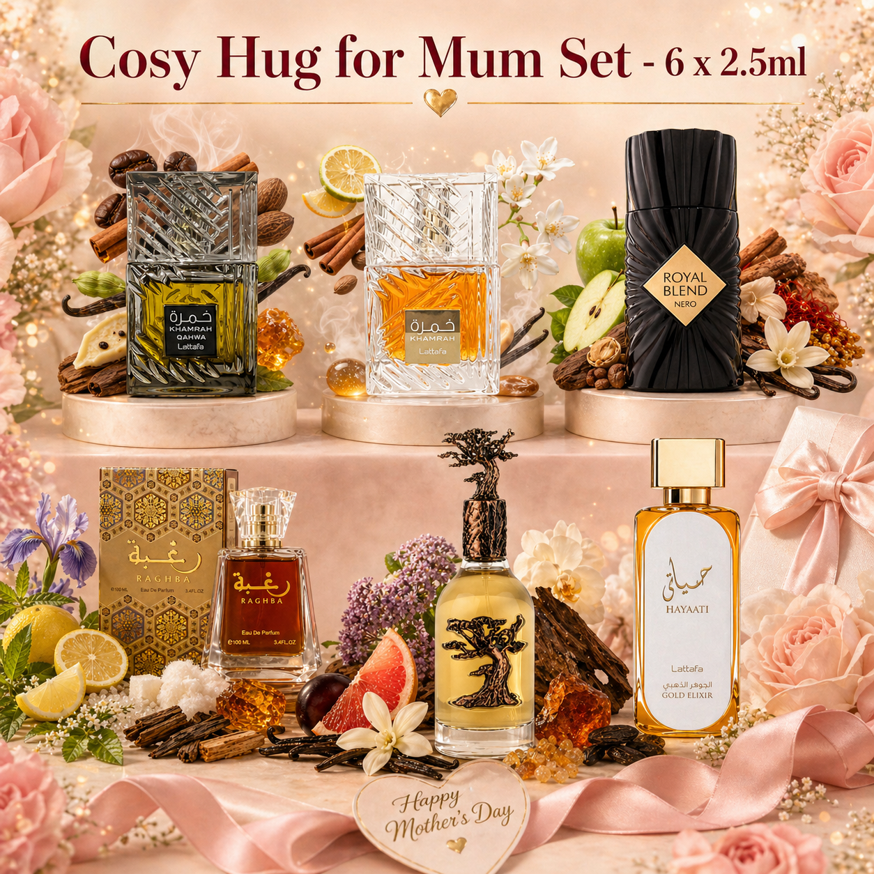 Cosy Hug for Mum Set - 6 x 2.5ml (Decant)