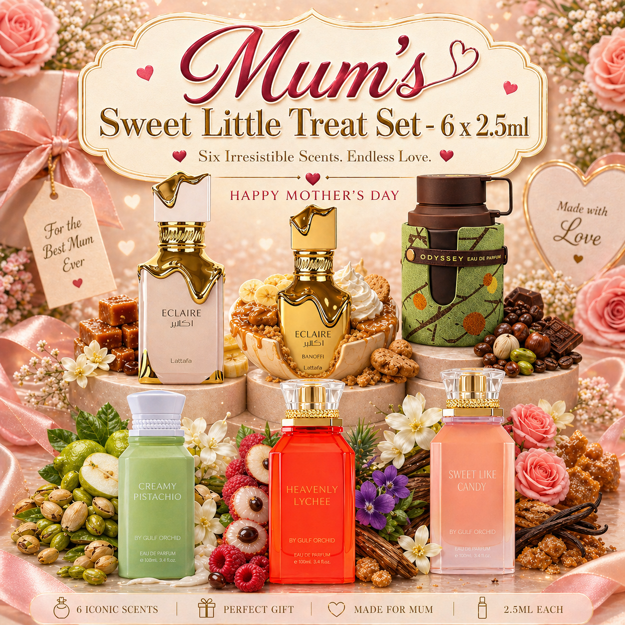 Mum's Sweet Little Treat Set - 6 x 2.5ml (Decant)