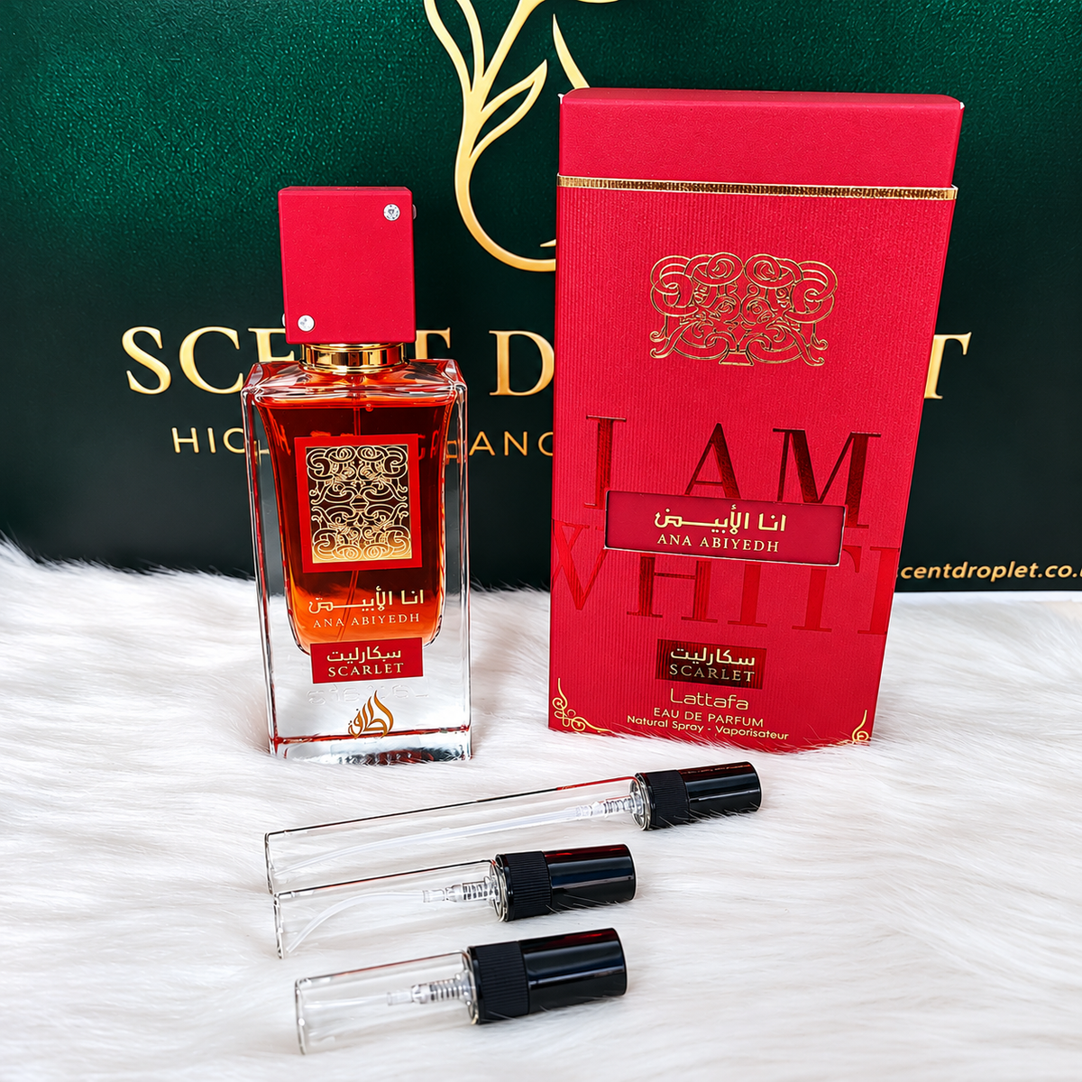 Ana Abiyedh Scarlet by Lattafa Eau de Parfum (Decant)