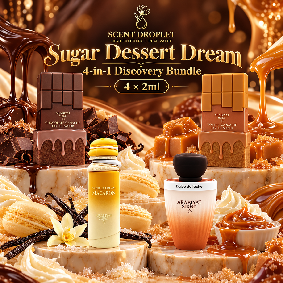 Sugar Dessert Dream – 4-in-1 Discovery Bundle – 4 × 2ml