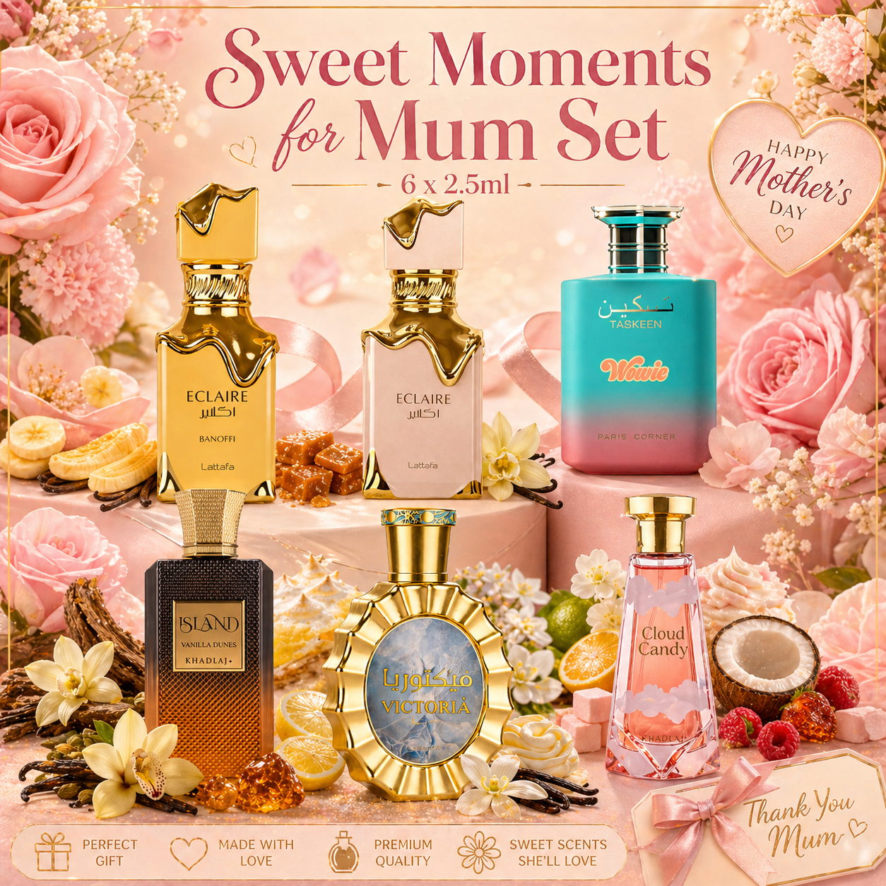 Sweet Moments for Mum Set - 6 x 2.5ml (Decant)