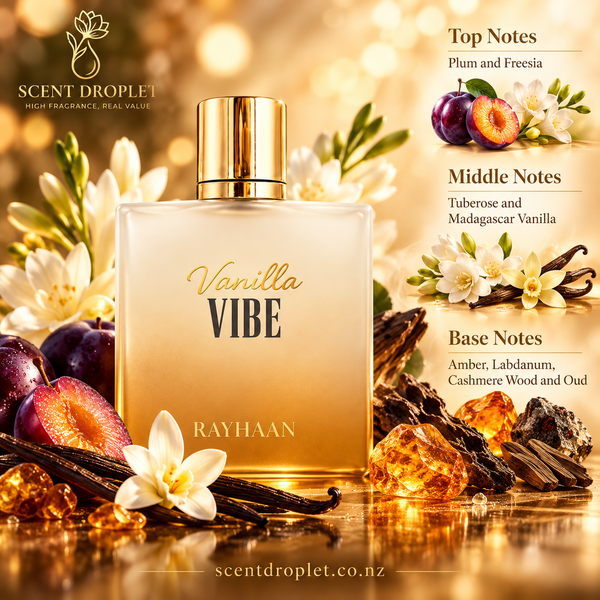 Vanilla Vibe by Rayhaan EDP (Decant)