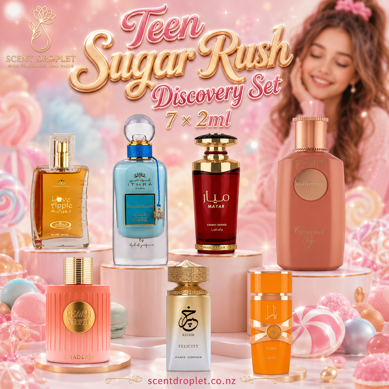 Teen Sugar Rush Discovery Set – 7 × 2ml